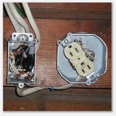 Missing electrical covers, handyman wiring