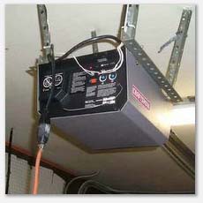 Garage door openers must be on a dedicated outlet.