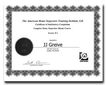 JJ Greive Home Inspector 206 295-4330