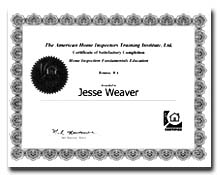 Jesse Weaver Home Inspections of Puget Sound (253) 334-5710