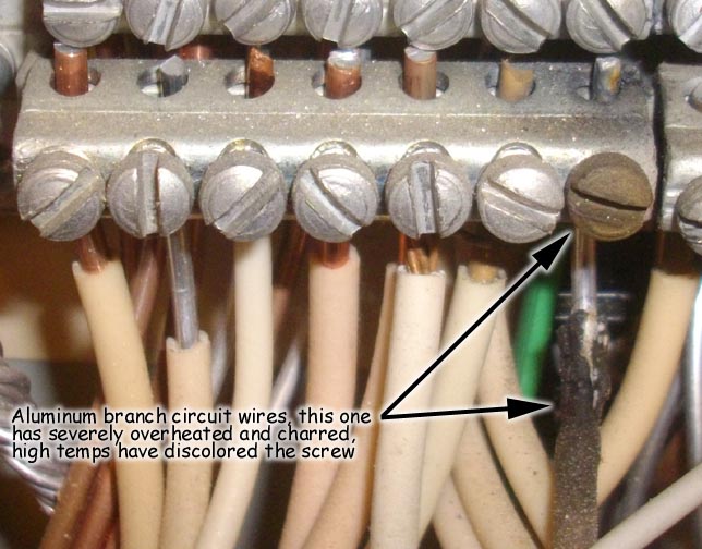 Small Branch Aluminum Wiring - Howdy Home Inspections