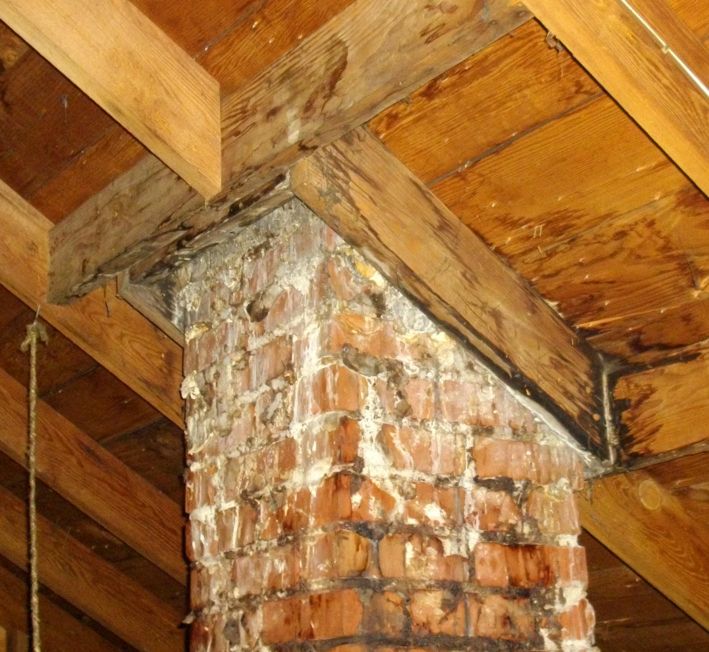 Chimney leak